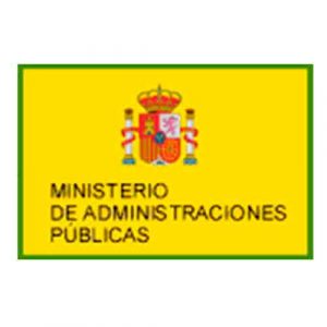 ministerio de administraciones publicas de españa